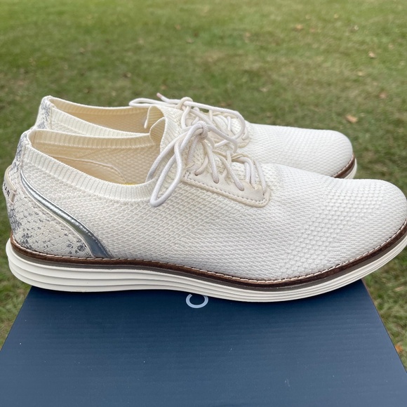 Cole Haan OG Meridian Oxford — Ivory Knit Sneakers (Women’s 10 B) - Picture 1 of 5